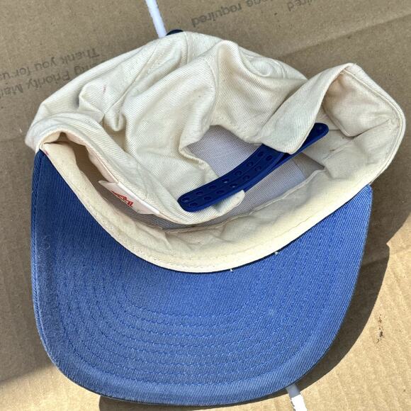 Vintage Pepsi-Cola Blue & Cream Men's Hat - Picture 4 of 4